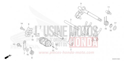 GEARSHIFT DRUM CBF125MM de 2021